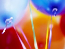 Closeup of baloons