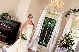 bride in king william room