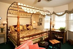 Hearthstone room with bed