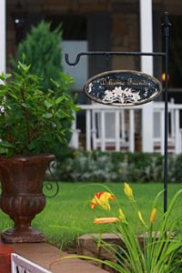 Sign in garden - what makes us specail