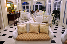 wedding reception in dining room