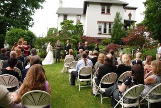 wedding ceremony at cornwall inn