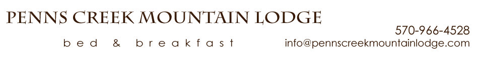 penns creek mountain lodge
