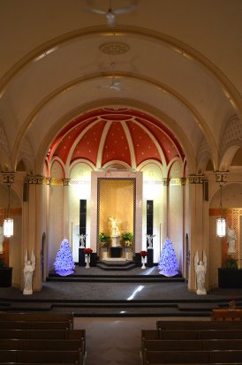 inside chapel of the archangels