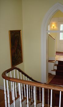 stairwell inside 200 south street inn