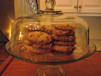 dessert dish on front desk