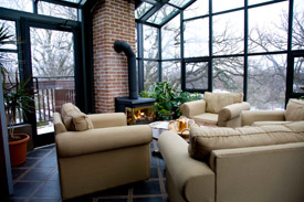 penthouse condo sitting area