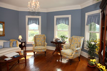 Blue sitting room