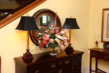 lamps on desk
