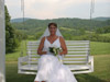 Bride on Harmony Hill Swing