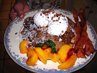 peaches and cream