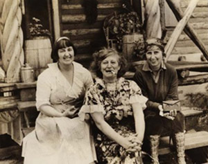 Mabel Dodge Luhan, Frida Lawrence, & Dorothy Brett, some remarkable women of Taos