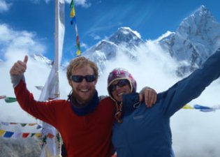 Mt. Everest in the Himalayas, Nepal, Erika Hertel, Mark Carroll