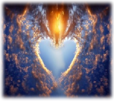 heart made of clouds
