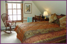 Couer d'Alene Suite bedroom with rocking chair