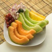 plate of fruit