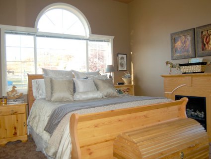 Western Heritage room with wooden furnature