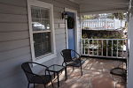 Chairs on patio