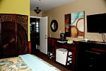 T.V. and painting in Prescott AZ room