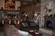 Great room at The Barn Inn bed and breakfast in ohio