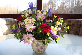 The Barn Inn flowers