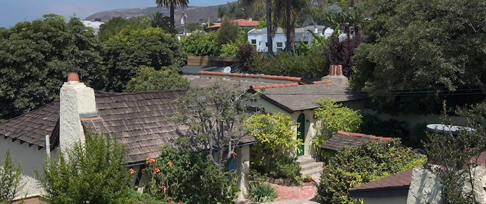 Top view of Manzanita Cottages