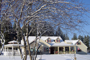 American Country Bed & Breakfast in the winter
