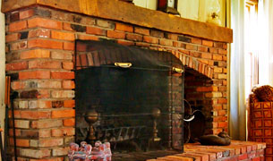 Admiral Peary Fireplace