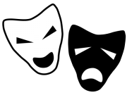 tragedy comedy masks