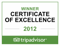 Tripadvisor certificate of excellence