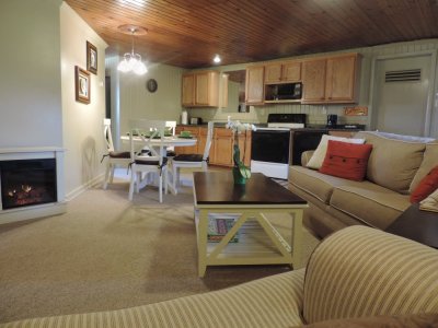 Cottage Suite sitting room at Apple Hill at the Barn Inn Bed and Breakfast in Millersburg, Ohio