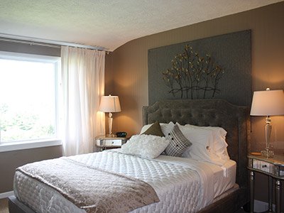 Blossom Suite Bedroom at Apple Hill at the Barn Inn Bed and Breakfast in Millersburg, Ohio