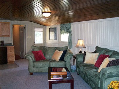Cottage Suite sitting room at Apple Hill at the Barn Inn Bed and Breakfast in Millersburg, Ohio