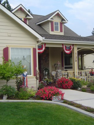 American Country Bed and Breakfast porch