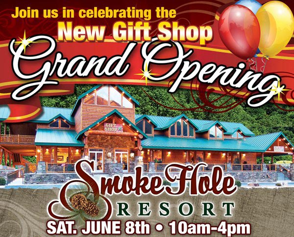 Gift Shop Grand Opening Event at Smoke Hole Resort