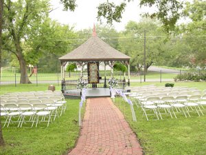 Gazebo with chairs