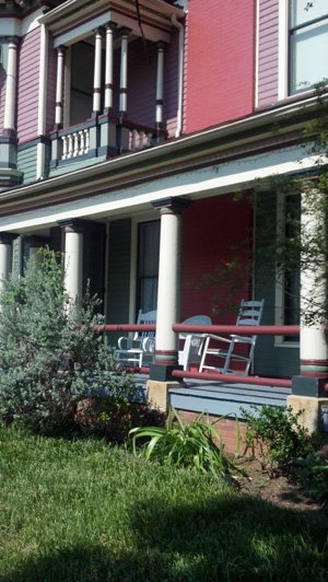 Inn of Many Faces Bed and Breakfast front porch