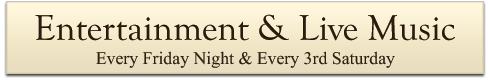 Entertainment and Live music button