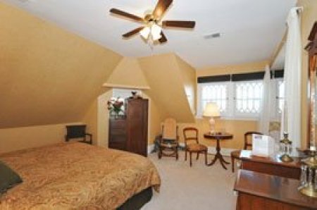 Travancore is on the third floor and looks out on the Gananoque River.