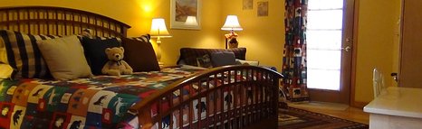 Autumn Springs King Fireplace Room