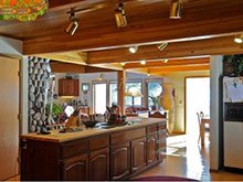 whispering pines bed and breakfast kitchen