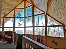 whispering pines bed and breakfast interior