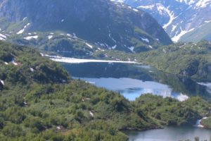 Alaska remote lake on the Alaska Peninsula