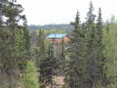 Crooked Creek Retreat view from east side of Crooked Creek