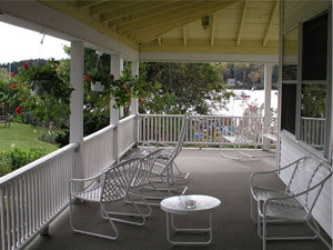 East Wind Inn porch chairs