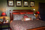 bed and nightstand