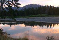 Lake in Beartooth mountains
