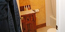 The Library Room Bathroom at The Westby House Inn & Restaurant in Westby, Wisconsin