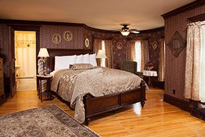 Tower room at The Westby House Inn & Restaurant in Westby, Wisconsin