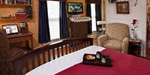 Library Room at The Westby House Inn & Restaurant in Westby, Wisconsin